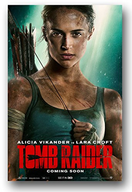 Tomb Raider Poster - 2018 Movie Promo 11 x 17 Alicia vikander Face Tomb Raider Poster - 2018 Movie Promo 11 x 17 Alicia vikander Face