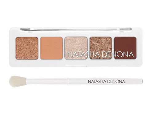 Natasha Denona Mini Nude Eyeshadow Kit - Mini Nude Eyeshadow Palette & Eyeshadow Brush