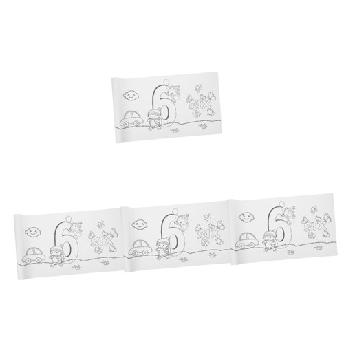 Vaguelly 4 Rolls Drawing Paper DIY Painting Paper Toddler Crafts Kids Arts and Crafts Kids Paint Paper Crafts for Toddlers Kid Crafts Kids Drawing Supplies Coloring Art Paper Baby
