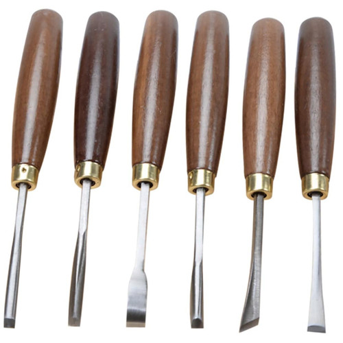 Angoily 6pcs Set wood carving carpentry chisel pumpkin set rasp wooden box Woodcut Tool wood chisel pro tools carved chisel tool kit Hand Carving Chisel Cutter Carpenter Hand Tools walnut