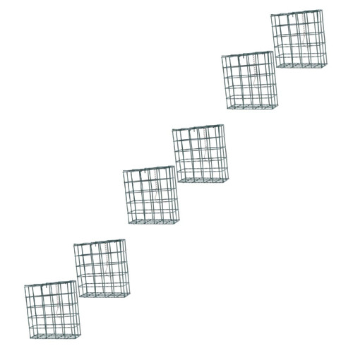 Happyyami 6 Pcs Humming Bird Feeder Bird Feeders Suet Feeder Suet Cake Suet Block Feeder Suet Holder Bird Feeder Hanging Square Birds Feeder Branch Line