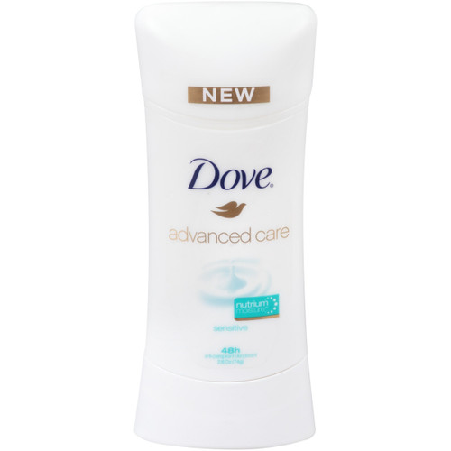 Dove Deodorant 2.6 Ounce Adv Care Anti-Perspirant Sensitive (76ml) (6 Pack)