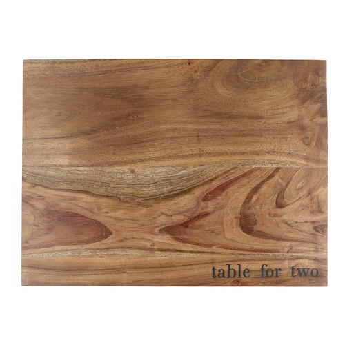 Santa Barbara Design Studio F2F Acacia Wood Serving Tray, 15.5" x 11.63", Table For Two Santa Barbara Design Studio F2F Acacia Wood Serving Tray, 15.5" x 11.63", Table For Two