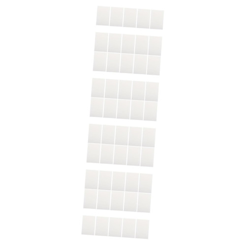 TEHAUX 50 Pcs Writing Note Pads Reusable Memo Stickers Bookish Items Clear Memo Sticker Clear Memo Message Note Desk Notepad Perspective The Pet White Label Office
