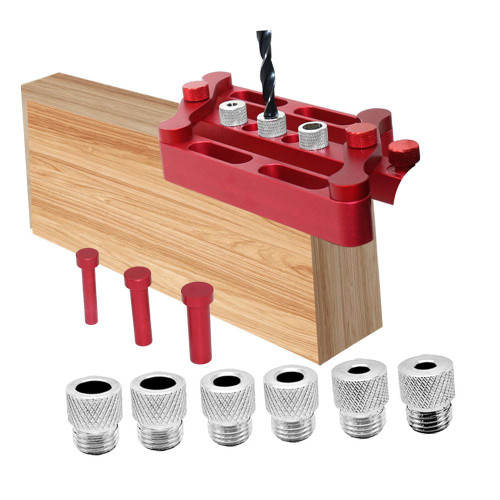 Self Centering Doweling Jig Dowel Drill Guide Bushings Set Wood Dowel Jig Kit Woodworking Joints Tools