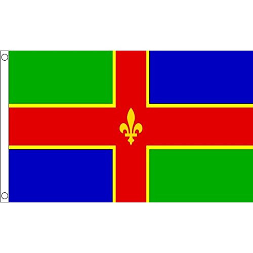 AZ FLAG Lincolnshire County Flag 2' x 3' - County of Lincs. - England Flags 60 x 90 cm - Banner 2x3 ft AZ FLAG Lincolnshire County Flag 2' x 3' - County of Lincs. - England Flags 60 x 90 cm - Banner 2x3 ft