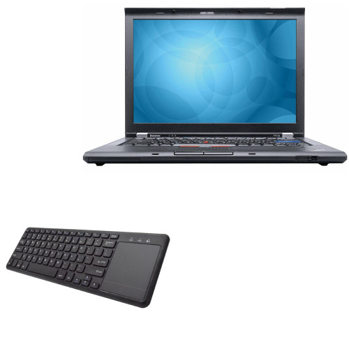 BoxWave Keyboard Compatible with Lenovo ThinkPad T410s - MediaOne Keyboard with TouchPad, USB Fullsize Keyboard PC Wireless TrackPad for Lenovo ThinkPad T410s - Jet Black BoxWave Keyboard Compatible with Lenovo ThinkPad T410s - MediaOne Keyboard with TouchPad, USB Fullsize Keyboard PC Wireless TrackPad for Lenovo ThinkPad T410s - Jet Black
