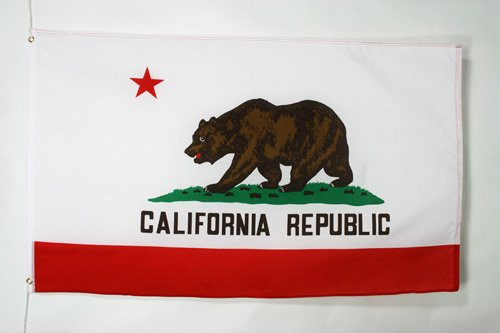 AZ FLAG California Flag 3' x 5' - Californian Flags 90 x 150 cm - Banner 3x5 ft