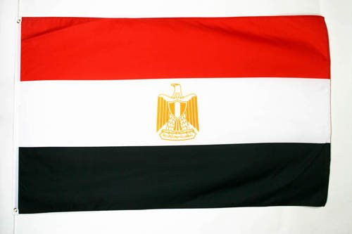 AZ FLAG Egypt Flag 3' x 5' - Egyptian Flags 90 x 150 cm - Banner 3x5 ft