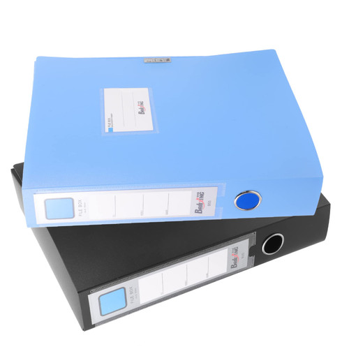 GATHINESS 2Pcs File Box Folder Office Document Clips School File Container Document Filling Organizer File Folder case Accordion Folder Students Paper Organizer Protective Box a4 pp Scalable