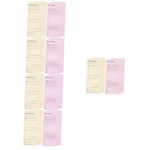 MAGICLULU 50 Pcs Notebook Grocery List Notepad Agenda Legal Pad Tearable Note Pad Post Memo Sticky Memo Notepads Sticky Memo Notes Grocery List Magnet Pad for Fridge Paper Simple Office Plan