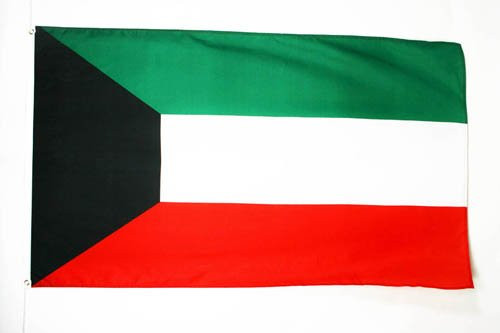AZ FLAG Kuwait Flag 3' x 5' - Kuwaiti Flags 90 x 150 cm - Banner 3x5 ft