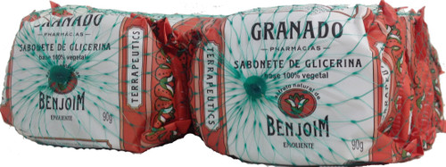 Linha Terrapeutics Granado - Sabonete em Barra Benjoim (12 x 90 Gr) - (Granado Terrapeutics Collection - Benzoin Bar Soap Net (12 x 3.2 Oz))