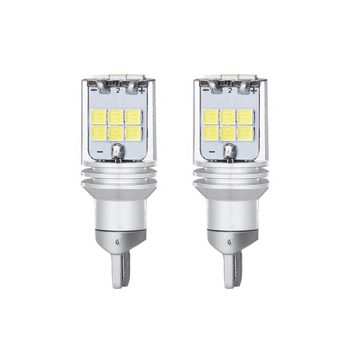 1200Lm Led Bulb Extremely Bright 15-SMD 3030 Chipsets T15/W16W/921 912 906 904 902 Led Canbus Error Free for Backup Reverse Lights