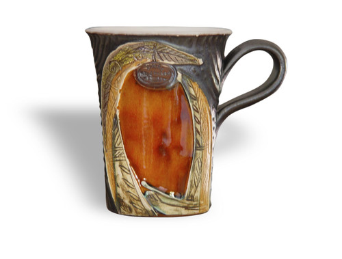 Colorful Pottery Mug - Unique Handmade Coffee/Tea Mug - Wheel Thrown Ceramics - Birthday Gift - Danko Pottery