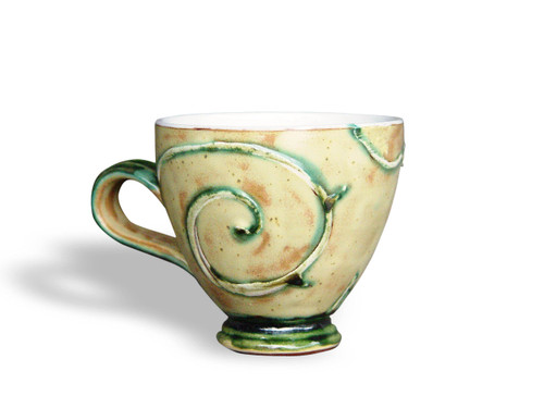 Handmade Pottery Coffee or Tea Mug, Wheel Thrown Ceramics, Danko Pottery