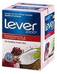 Lever 2000 Pomegranate & Coconut Water Bar Soap, 4 oz, 2 count