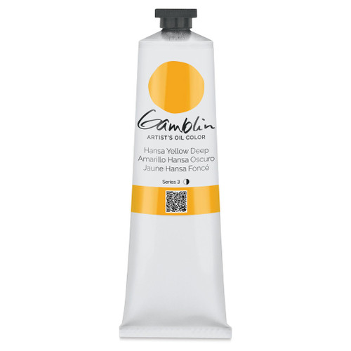 Gamblin Artist Oil Color - Hansa Yellow Deep - 150 ml Tube