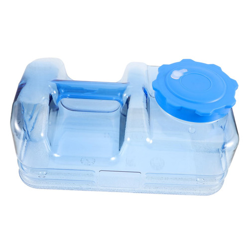 KOMBIUDA Water Buckets Household Water Bucket Large Water Container Mineral Water Bottle jug car Water Container Handle Design Water jug Plastic Travel Large Water Tank Mineral Spring