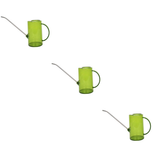 Happyyami 3pcs Outdoor Plants Indoor Plant Stainless Steel Water Pitcher Indoor House Plants Flower Watering can Plant Watering Pot Plant Watering Device Flower Gardening Tool Long Mouth jug