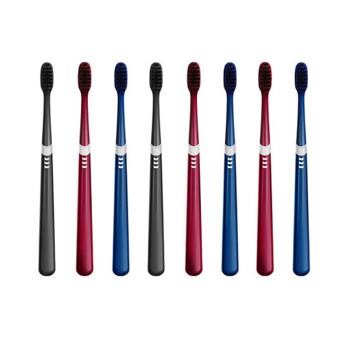 Manual Tooth Brush Manual Toothbrush Medium Firm Bristles Toothbrushes Whitening for Adults Children 8 Pack Color May Vary Interdental Brush (Quantity : 8)