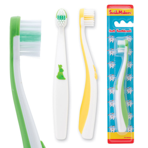 SmileCare Toddler Bunny Grip Toothbrushes - 48 per Pack