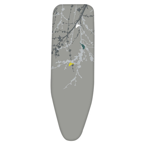 Padded Ironing Board Cover Scorch Resistant,100% Cotton Iron Board Alternative Mat with Padding,Heat Resistant Pad,with Pull Bungee Cord Fit System,Resists Staining and Scorching