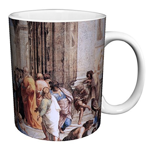 Raphael School of Athens Renaissance Fine Art Ceramic Gift Coffee (Tea, Cocoa) 11 Oz. Mug