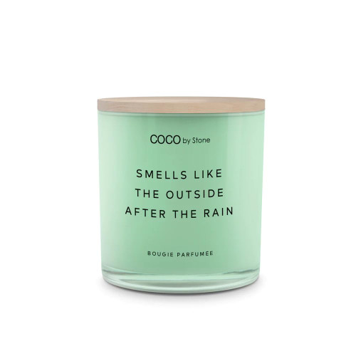 STONE CANDLE BAR Smells Like The Outside After Rain Coconut Candle, 1 EA