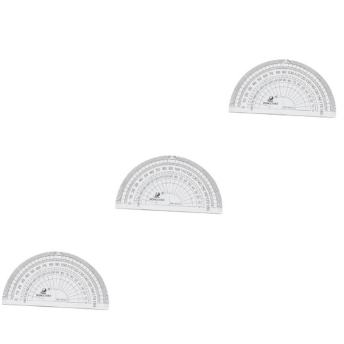 MAGICLULU 108 Pcs Protractor 180 Degrees Math Protractor Ruler Student Small