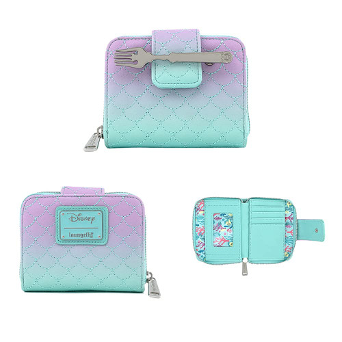 Loungefly x Disney The Little Mermaid Ombre Scales Zip Around Wallet Loungefly x Disney The Little Mermaid Ombre Scales Zip Around Wallet