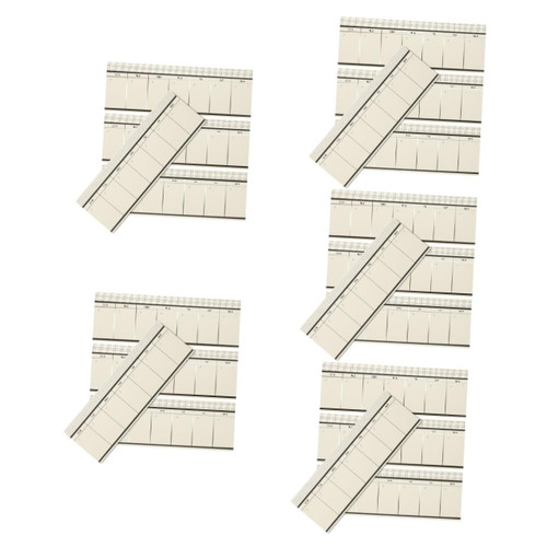 STOBOK 20 Pcs Weekly Plan Sticky Notes Annual Calendar Tearable Schedule Notepads Memo Pads Weekly Planner Notepads Shopping List Business Notebook Time Plan Notepads Student Books Paper