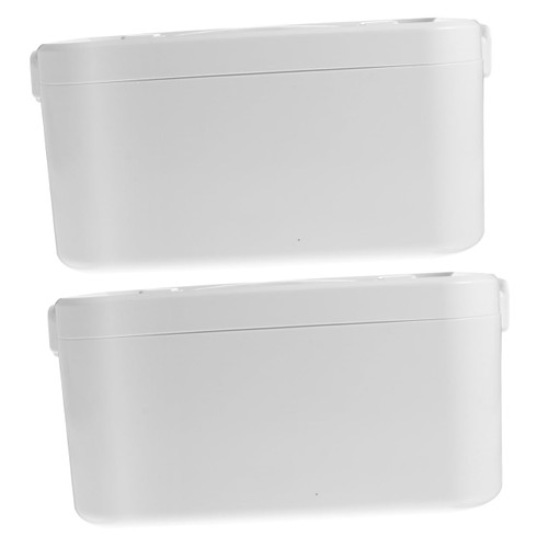 Hemoton 2 pcs first aid kit first aid cases medicine storage organizer medicine storage tin container with lid emergency medicine case first aid container travel pill pp handheld box