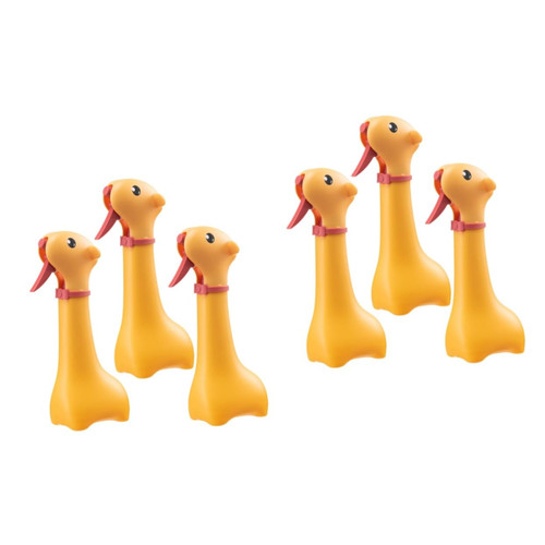 Yardwe 6 pcs Kettle Watering can for Outdoor Plants Animal Watering can Novelty Watering Pot Decorative Watering can Garden Water Mister Plastic Water The Flowers Child Small Watering can