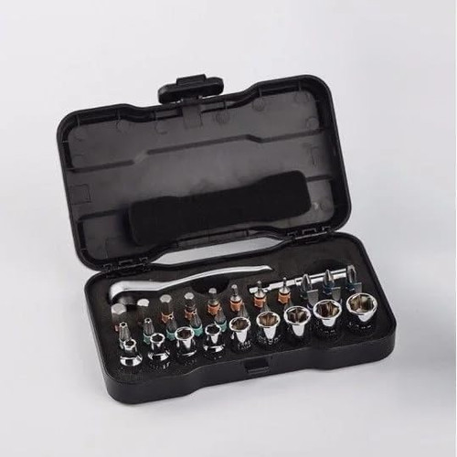 Multifunctional tool box, ratcheting screwdriver set, ratcheting screwdriver set, screwdriver set with box tool, ratcheting screwdriver with removable handle (33-IN*1)