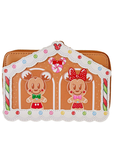 Loungefly Disney Mickey & Friends Gingerbread House Zip Around Wallet Loungefly Disney Mickey & Friends Gingerbread House Zip Around Wallet
