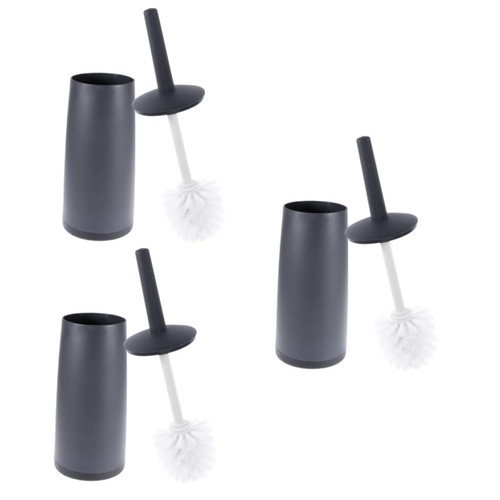 Alipis 3pcs Toilet Brush with Bathroom Plunger Toilet Brush with lid Toilet Brush Plastic Urinal Brush Toilet Cleaning Tool Toilet Bowl Plunger Bathroom Toilet Brush Bracket Dribble