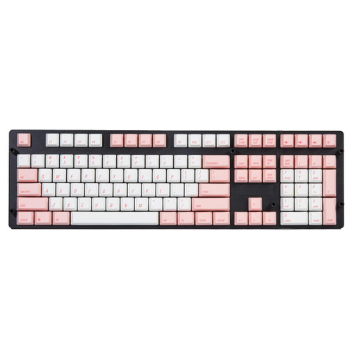 Merdia PBT Keycaps 108 Keys Cherry Profile Keycap Set for Mechanical Keyboard 61/87/104/108 MX Switches Pink Color Merdia PBT Keycaps 108 Keys Cherry Profile Keycap Set for Mechanical Keyboard 61/87/104/108 MX Switches Pink Color
