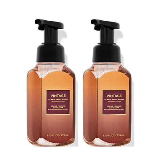 Bath & Body Works Vintage Gentle Foaming Hand Soap 8.75 Ounce 2-Pack (Vintage)