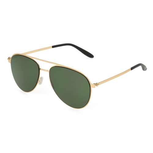 Foster Grant unisex adult Colin Super Flat Sunglasses Sunglasses, Gold, 55mm US