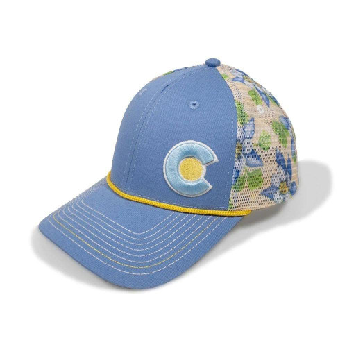 YoColorado Columbine Trucker Hat Blue - Regular