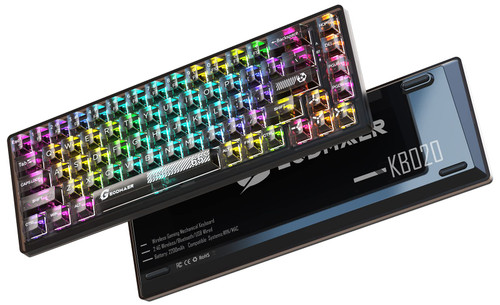 GEODMAER 65% Wireless Mechanical Gaming Keyboard, RGB Hot Swappable Brown Switch Keyboard with Triple Mode 2.4G/Bluetooth/Wired, Compact PC Keycaps Keyboard for PC Laptop PS5/4 (Red Switch) GEODMAER 65% Wireless Mechanical Gaming Keyboard, RGB Hot Swappable Brown Switch Keyboard with Triple Mode 2.4G/Bluetooth/Wired, Compact PC Keycaps Keyboard for PC Laptop PS5/4 (Red Switch)