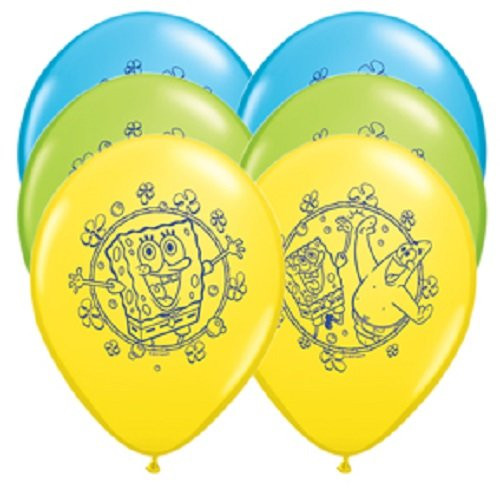 Pioneer Balloon 65890 SPONGEBOB SQUAREPANTS, 11", Multicolor