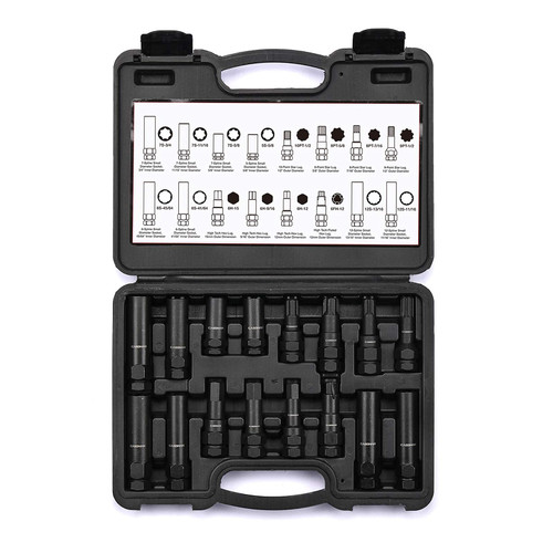 CASOMAN 16 Pieces Wheel Lock Removal Tool Kit SAE/Metric Locking Lug Nut Master Key Set for Removing Locking Lug Nuts CASOMAN 16 Pieces Wheel Lock Removal Tool Kit SAE/Metric Locking Lug Nut Master Key Set for Removing Locking Lug Nuts