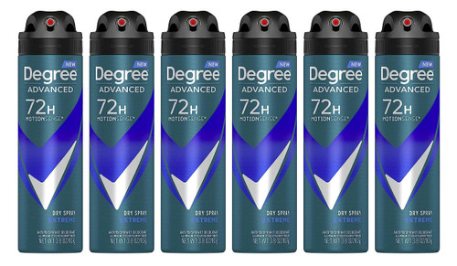 Degree Deodorant 3.8 Ounce Mens Dry Spray Extreme (113ml) (6 Pack) Degree Deodorant 3.8 Ounce Mens Dry Spray Extreme (113ml) (6 Pack)
