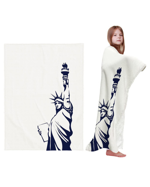 Kids Throw Blanket Cozy Soft Throw Blankets Plush Statue of Liberty Shadow Blankets and Throws Couch Sofa Outdoor Blanket Bedding Kid Baby Boys Girls 50x60 in Kids Throw Blanket Cozy Soft Throw Blankets Plush Statue of Liberty Shadow Blankets and Throws Couch Sofa Outdoor Blanket Bedding Kid Baby Boys Girls 50x60 in