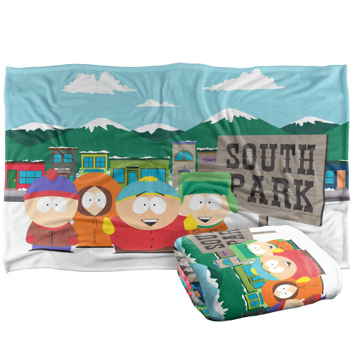 South Park Boys and Sign Silky Touch Super Soft Throw Blanket 36" x 58", Multi