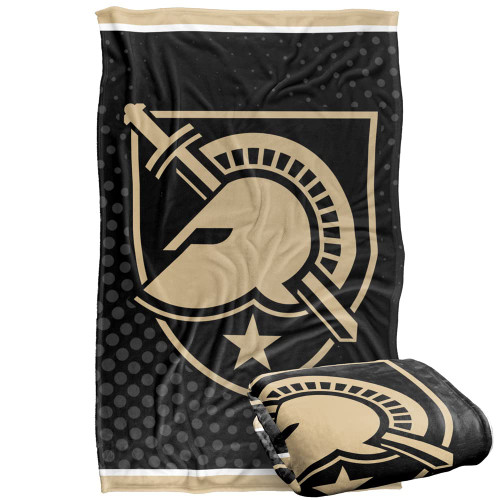 United States Military Academy Black Knights Blanket, 36" x 58", Logo Dots, Silky Touch Super Soft Throw