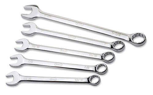 Eastwood 5 pieces Jumbo Chrome Vanadium Steel Wrench Part Tool Set SAE kit