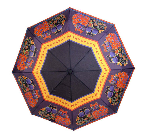 Laurel Burch Feline Family Compact Umbrella (Multi)